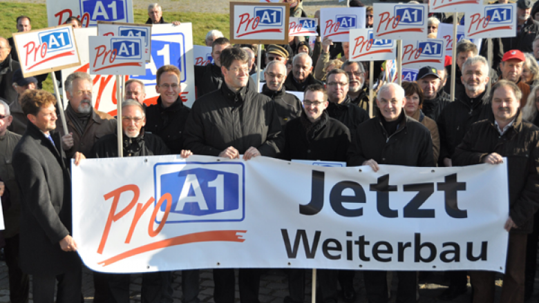 FINANZIERUNG DES A1-LÜCKENSCHLUSSES SICHERGESTELLT- FINANZIERUNG DES A1-LÜCKENSCHLUSSES SICHERGESTELLT-