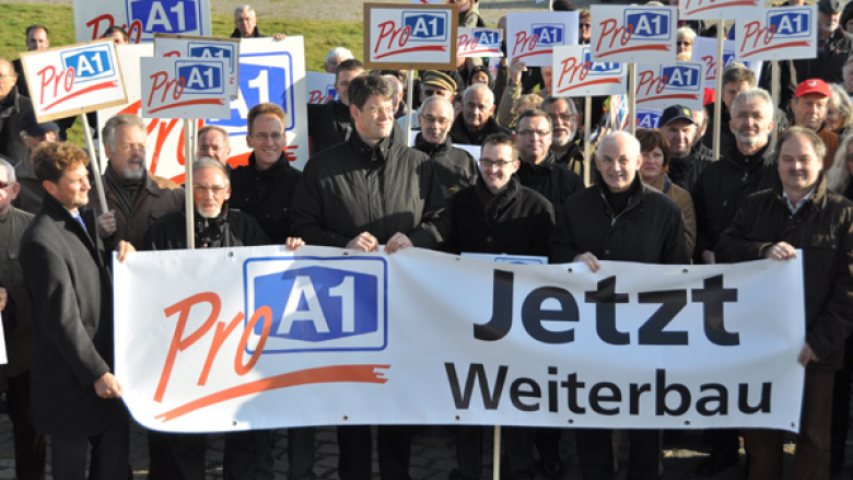 FINANZIERUNG DES A1-LÜCKENSCHLUSSES SICHERGESTELLT-