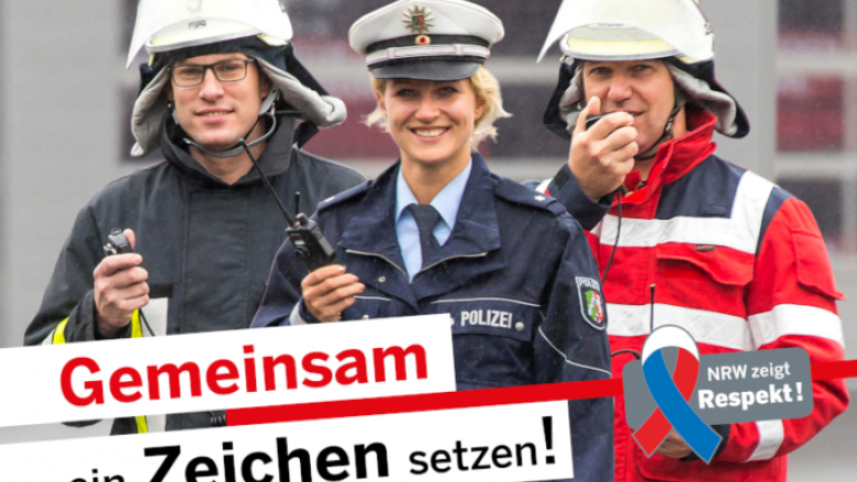 ANERKENNUNG UND RESPEKT FÜR POLIZEI UND EINSATZKRÄFTE ANERKENNUNG UND RESPEKT FÜR POLIZEI UND EINSATZKRÄFTE